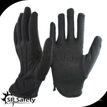 SRSAFETY 100% blanqueado algodão Interlock, três costuras na parte de trás com mini pontos de PVC